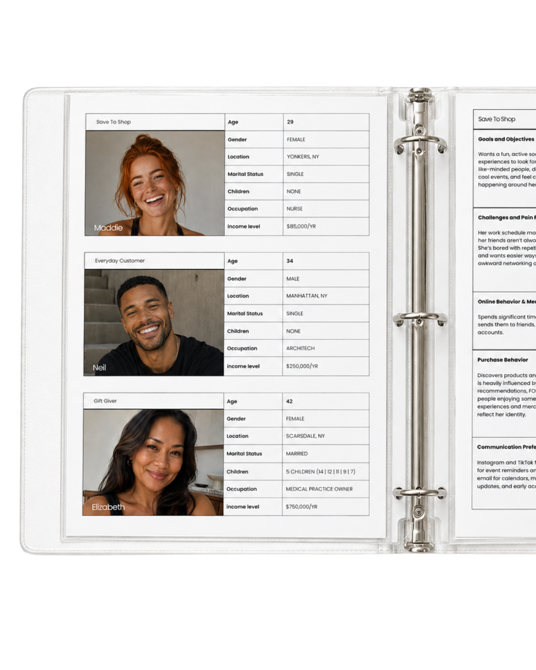 Customer Persona Planner