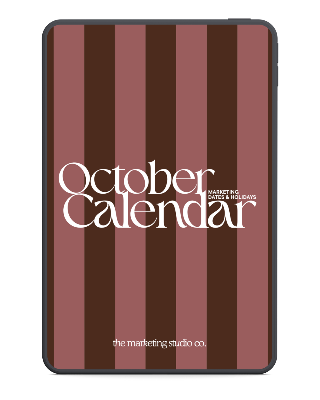 October Marketing Dates & Holidays Calendar