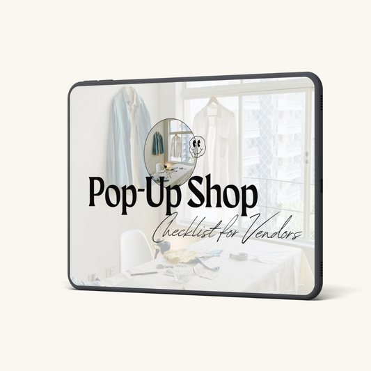Pop-Up Shop Checklist