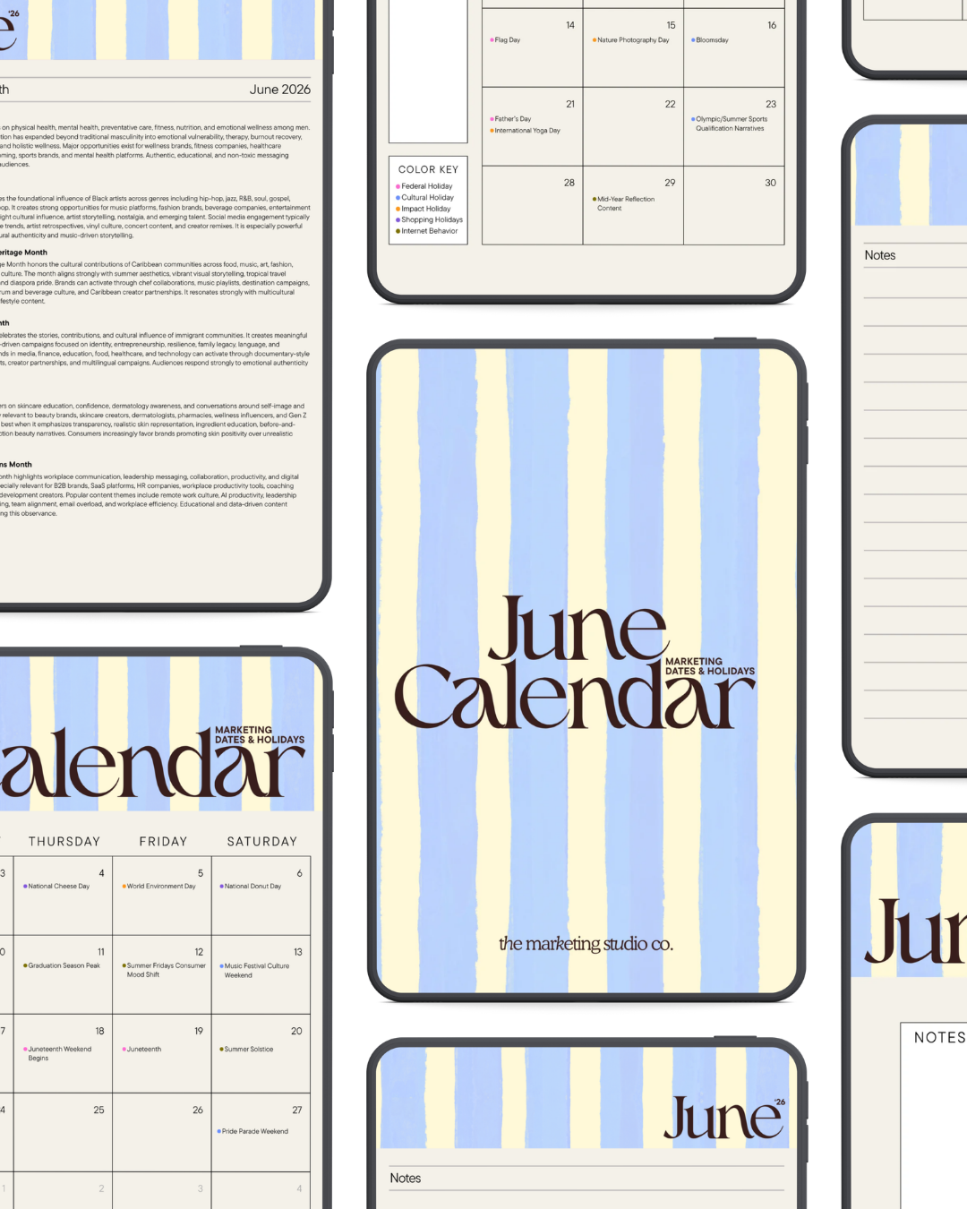 June Marketing Dates & Holidays Calendar