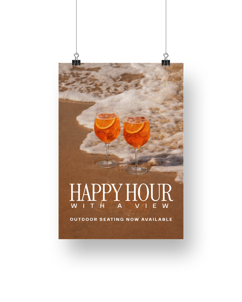 Capri Happy Hour Signage