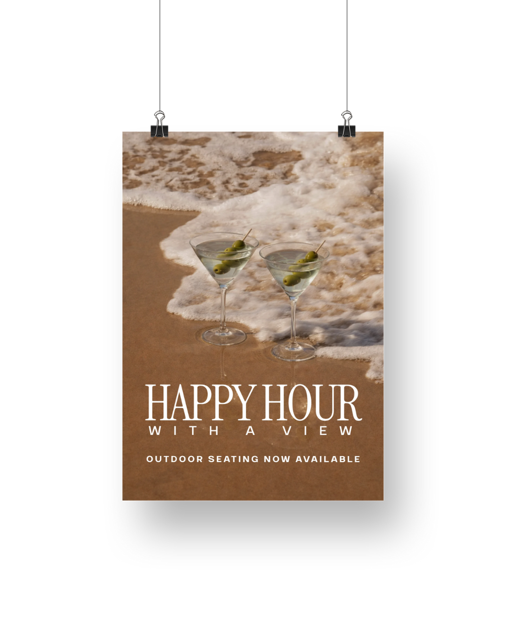 Capri Happy Hour Signage