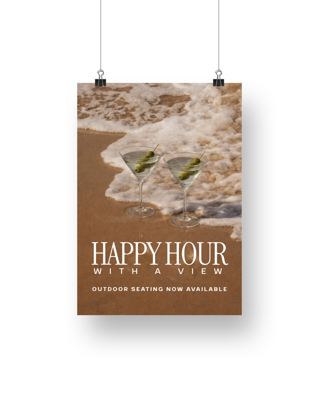 Capri Happy Hour Signage