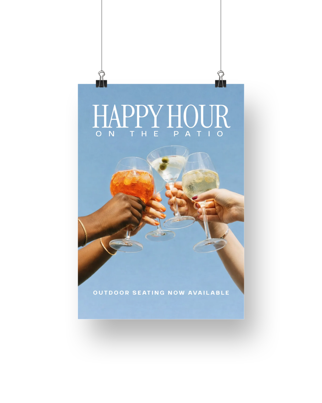Capri Happy Hour Signage