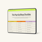 Pop-Up Shop Checklist