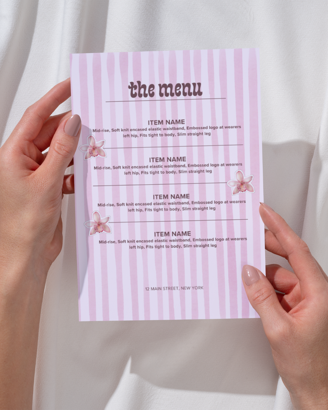Gemma Menu Templates