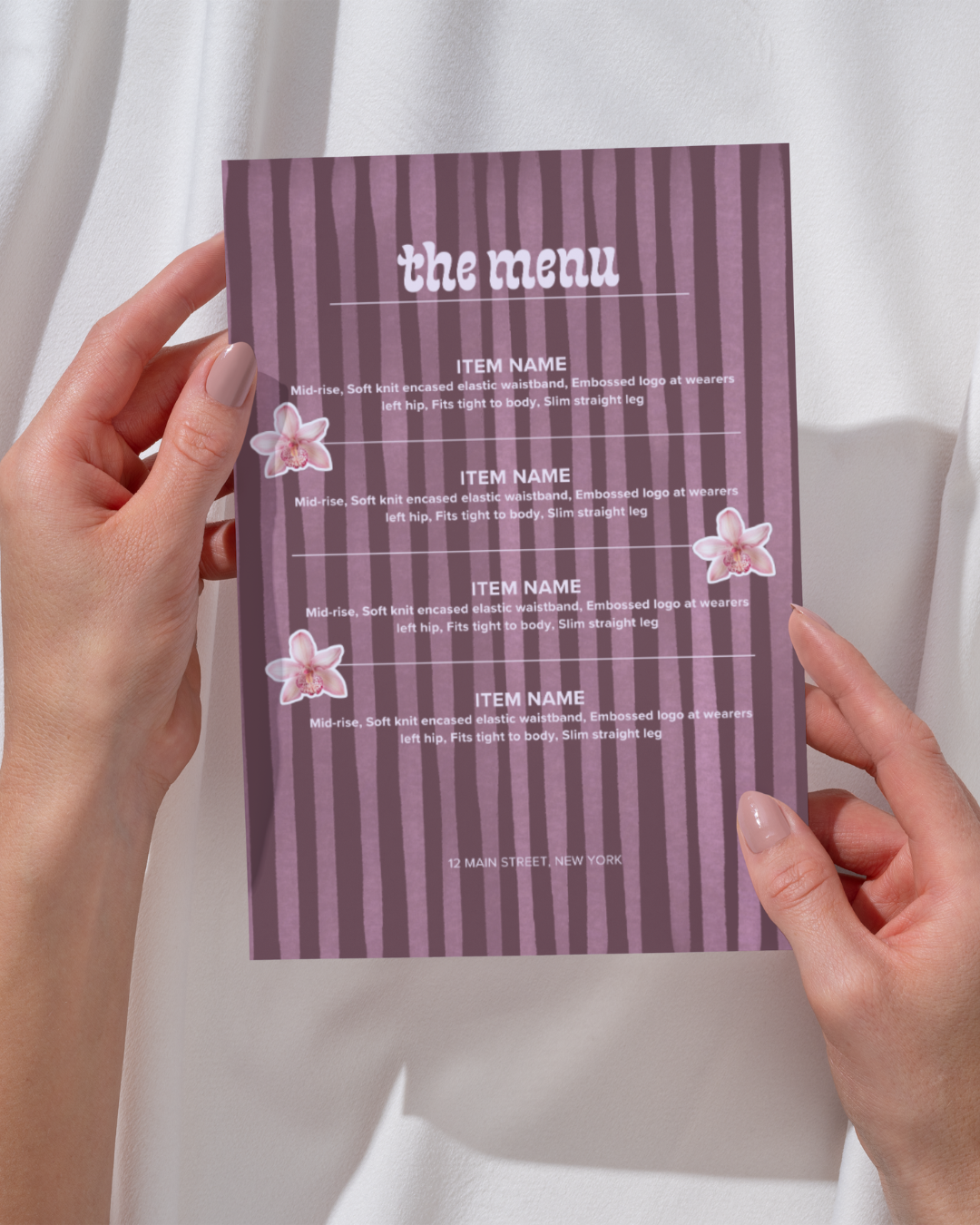 Gemma Menu Templates