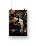 Ezra Happy Hour Cocktail Signage