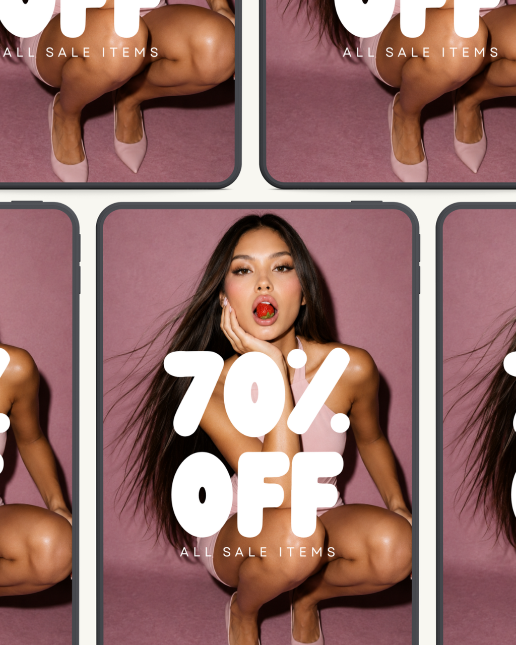 Lola No 1. Percent Off Sale Signage