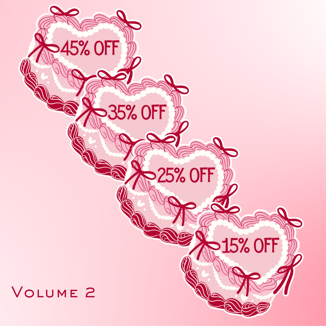 Lolita Short Bow Cake Discount Off Stickers