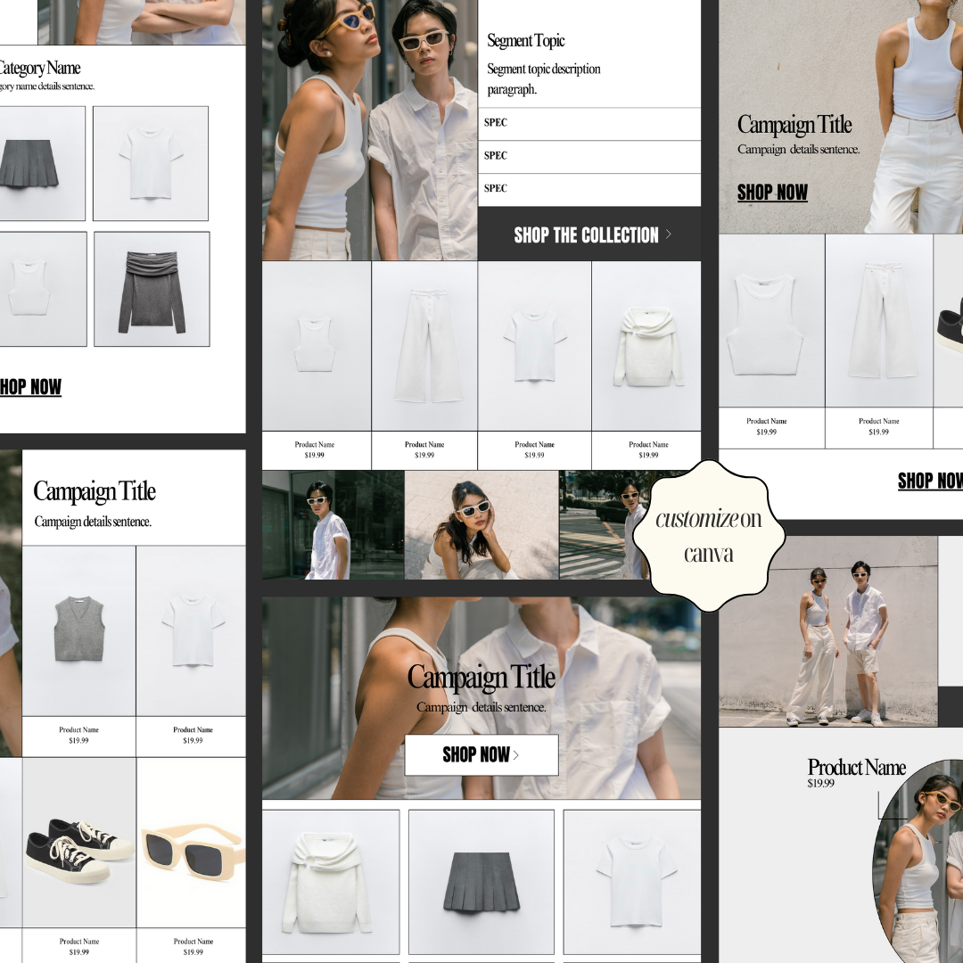 Bleeker Template Pack (Instagram Story + E-Mail Bundle)