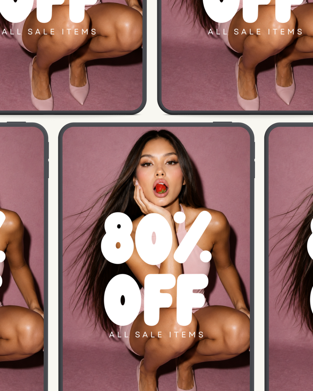 Lola No 1. Percent Off Sale Signage