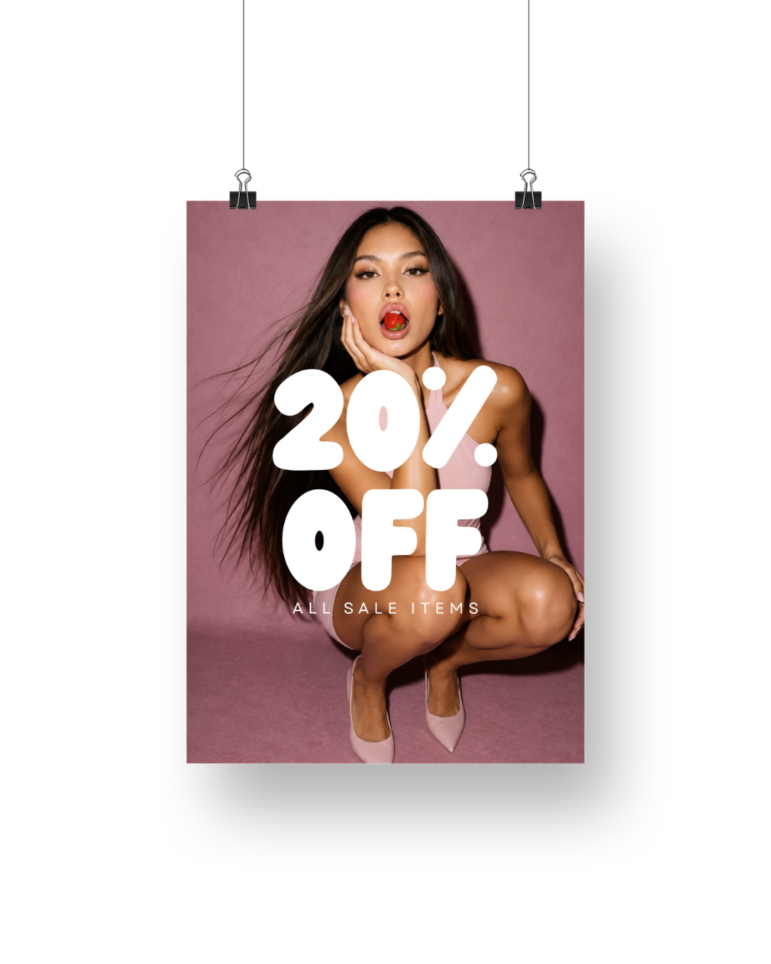 Lola No 1. Percent Off Sale Signage