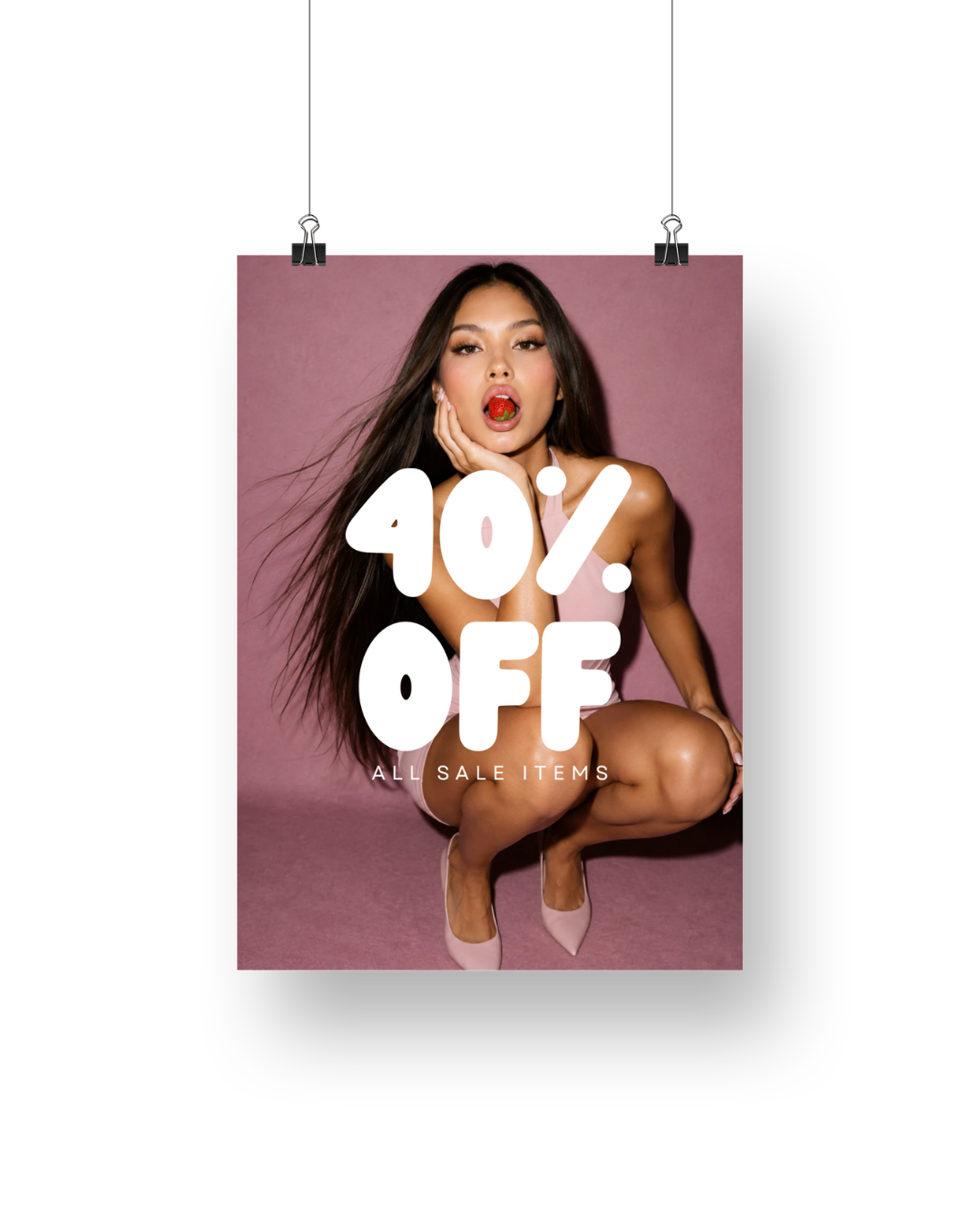 Lola No 1. Percent Off Sale Signage