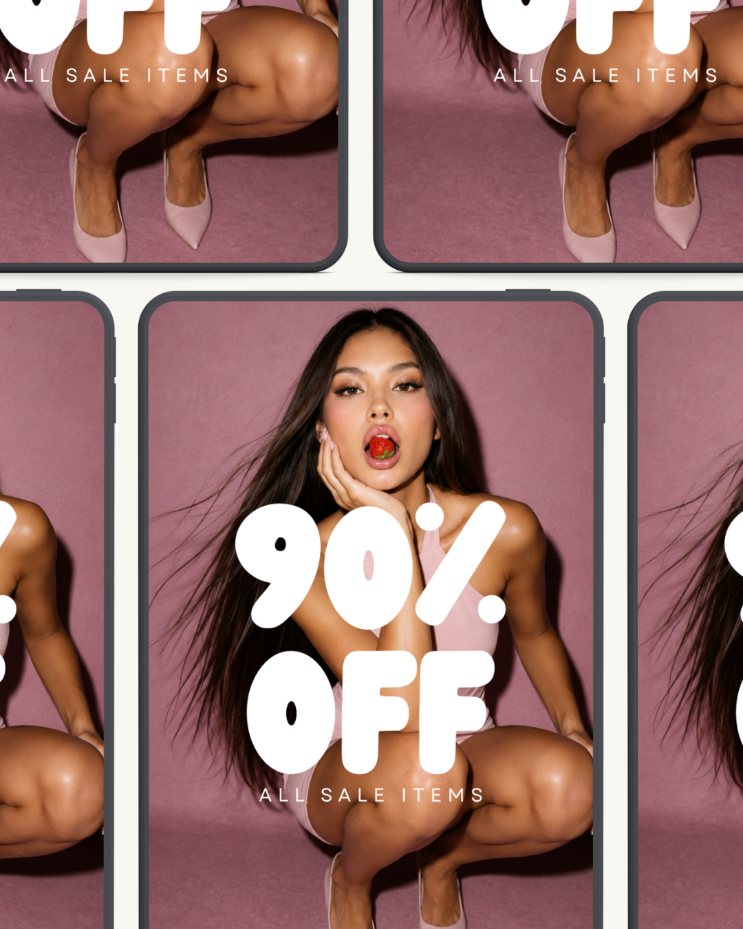 Lola No 1. Percent Off Sale Signage