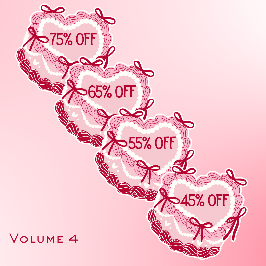 Lolita Short Bow Cake Discount Off Stickers