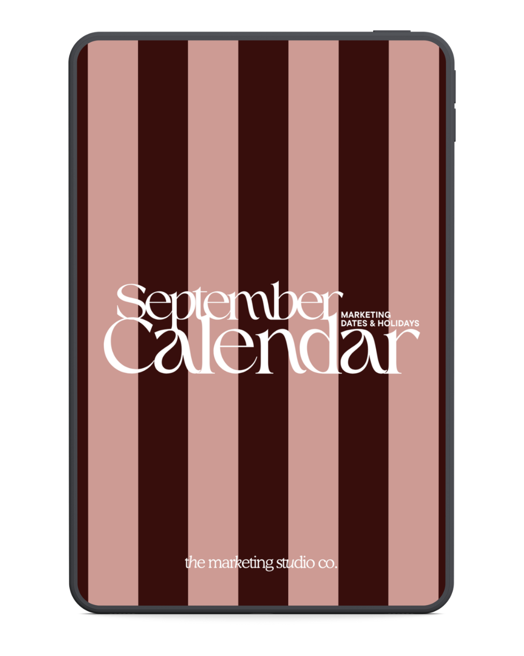 September Marketing Dates & Holidays Calendar