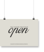 Psalms Classic Open Sign No. 1