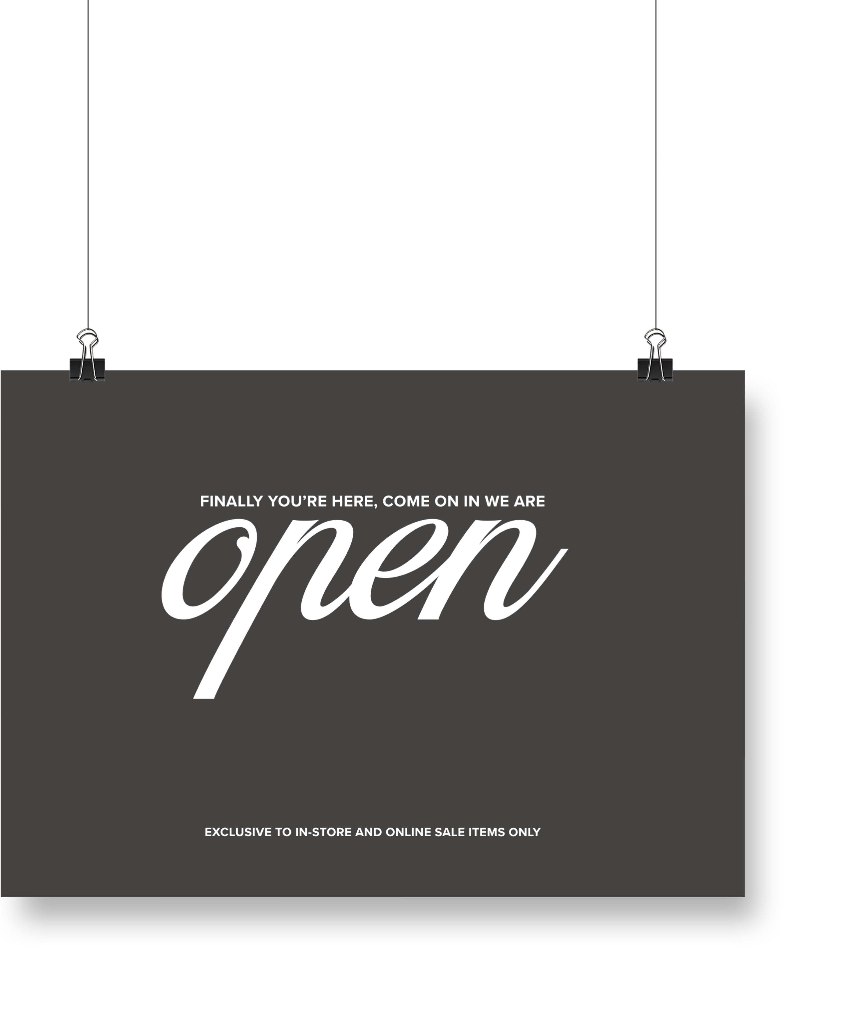 Psalms Classic Open Sign No. 1