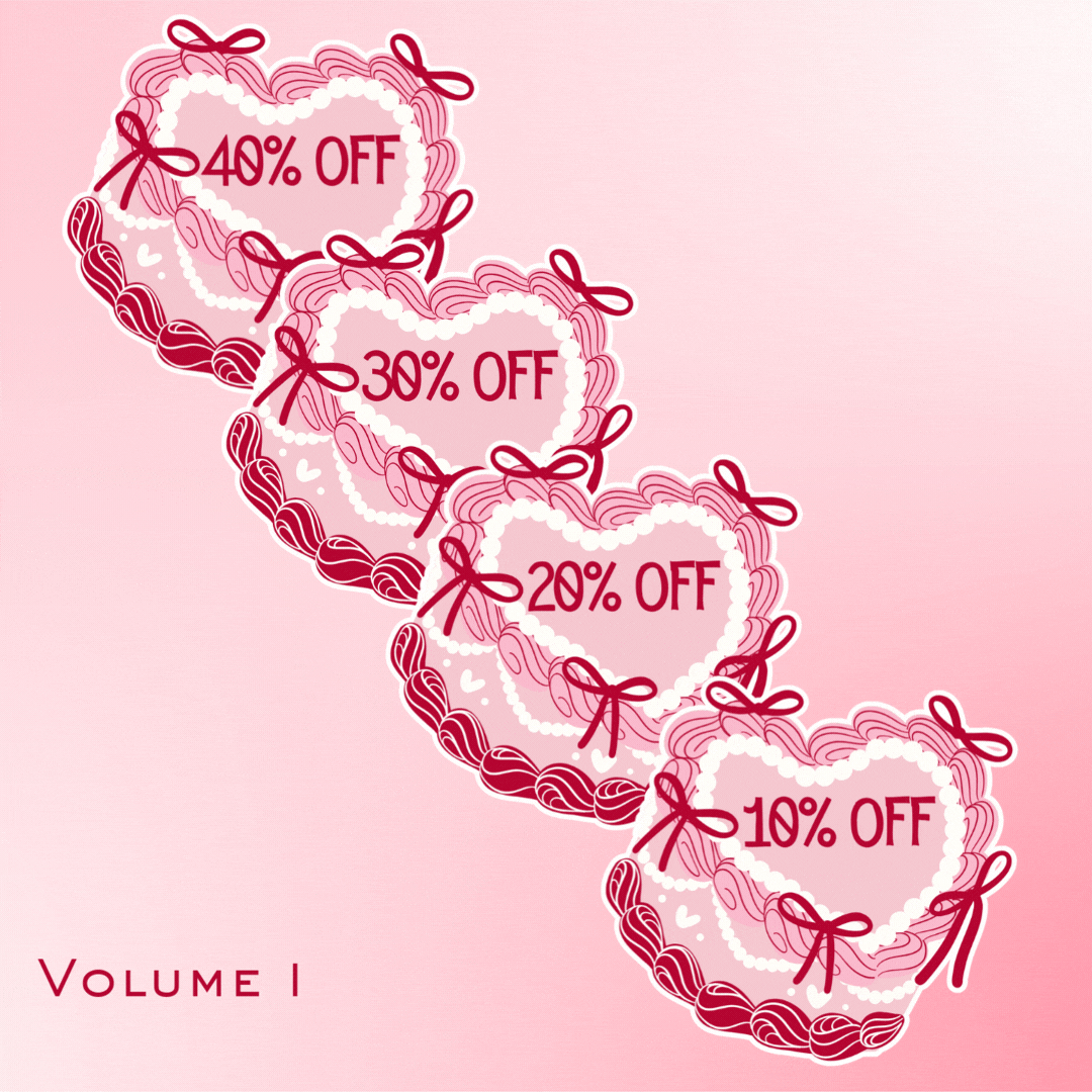 Lolita Short Bow Cake Discount Off Stickers