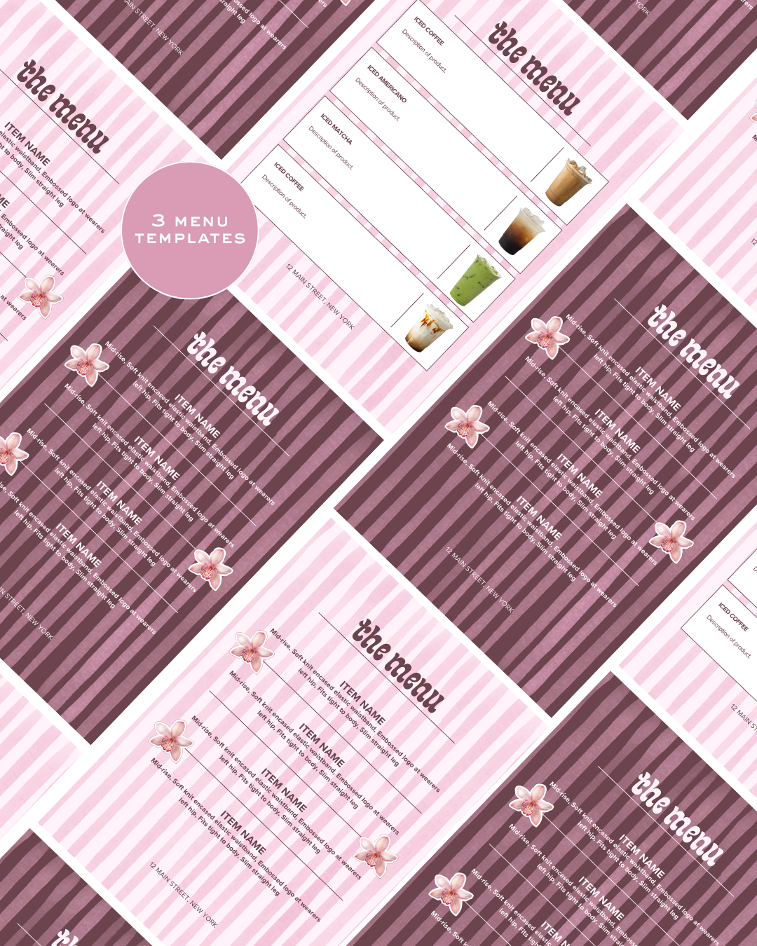 Gemma Menu Templates