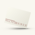 We Love This For You Thank You Card Set