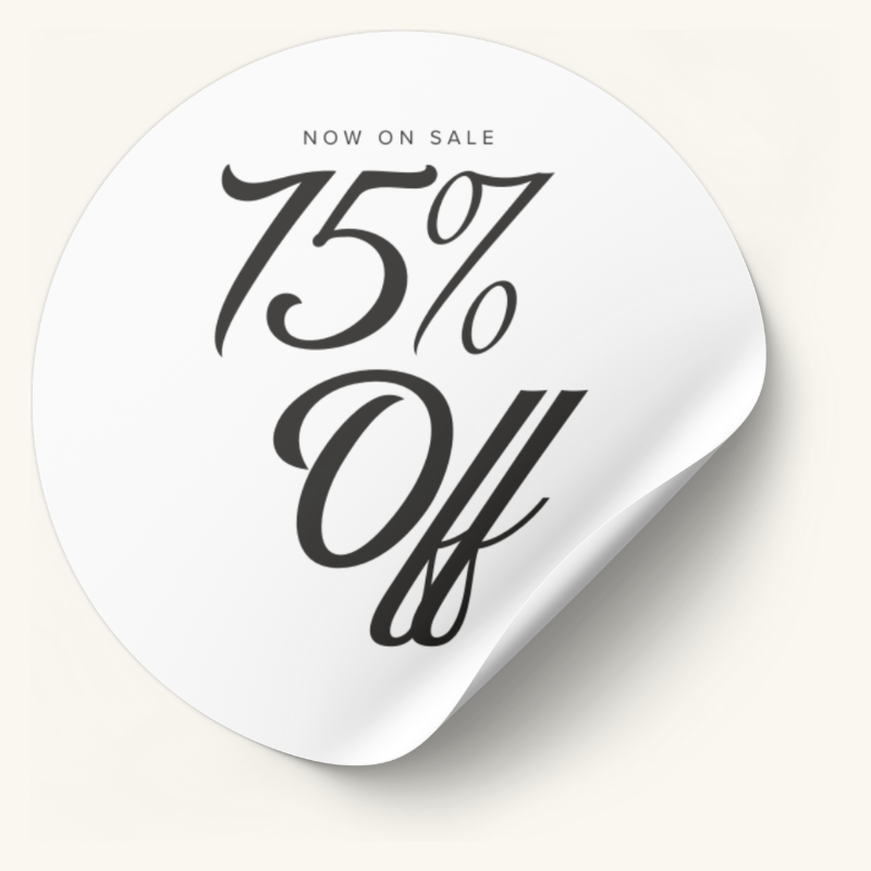 Psalms Percent Off Stickers No.1 (50 - 85%)