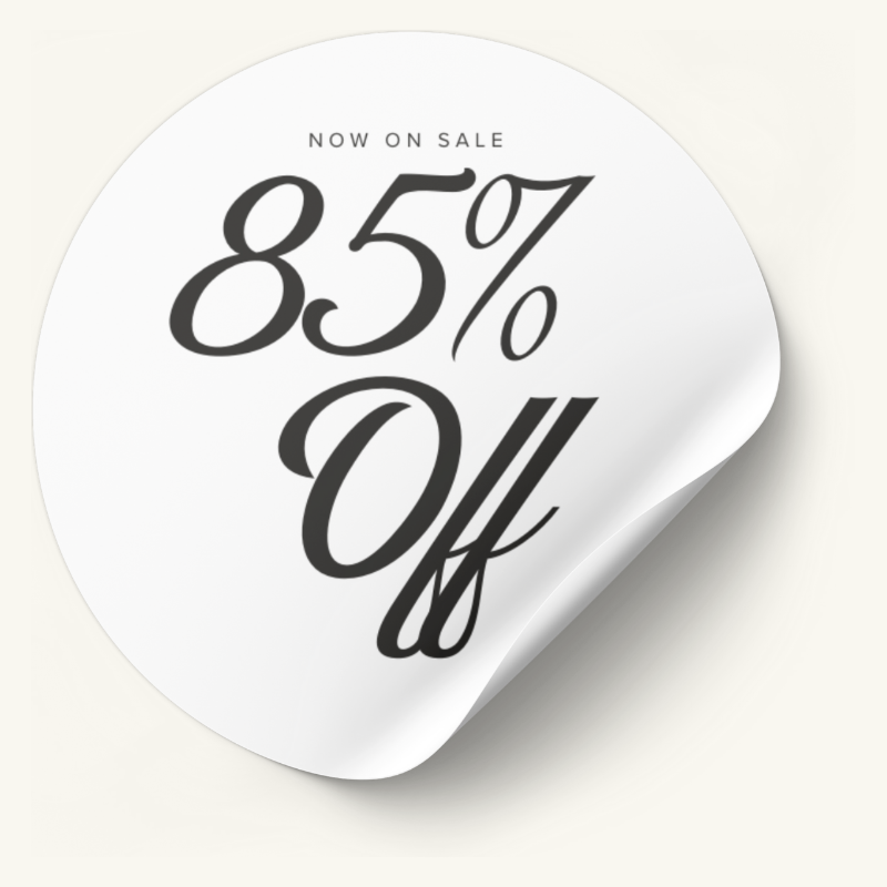 Psalms Percent Off Stickers No.1 (50 - 85%)