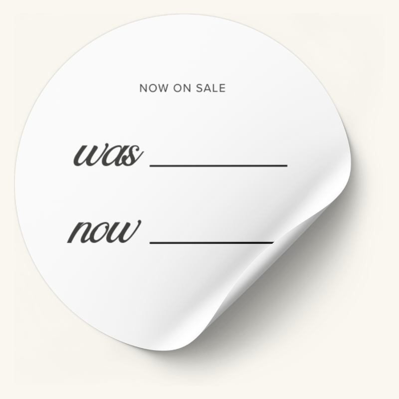 Psalm Discounted Price Stickers