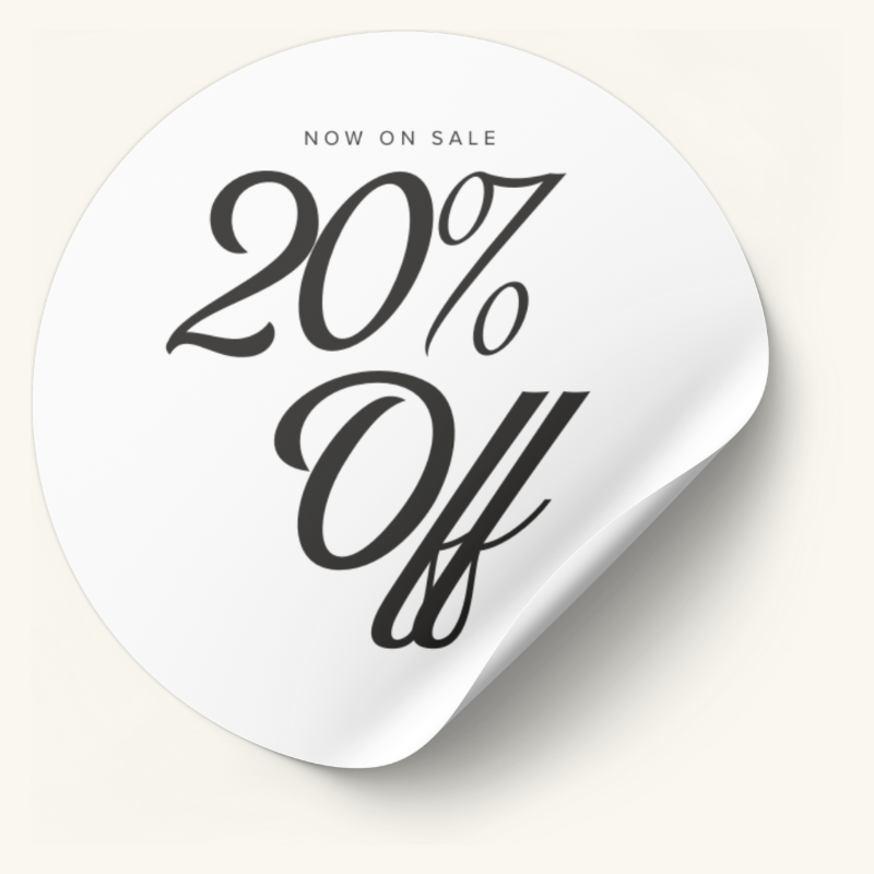 Psalms Percent Off Stickers No.1