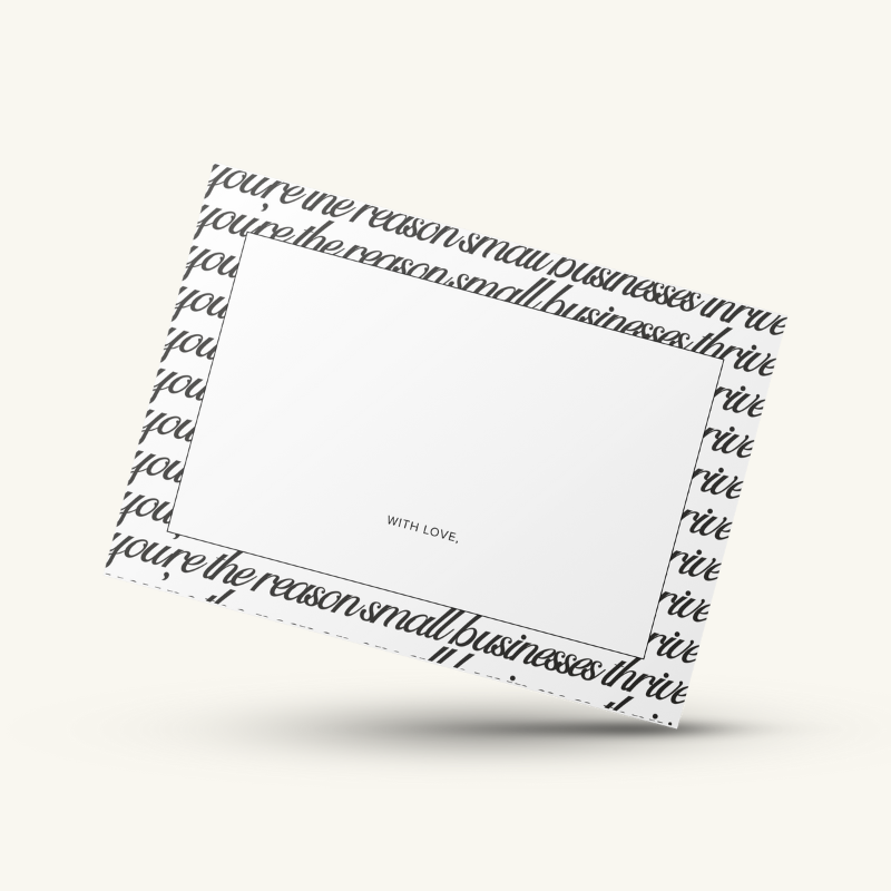 Psalms Cursive Pattern Notecards