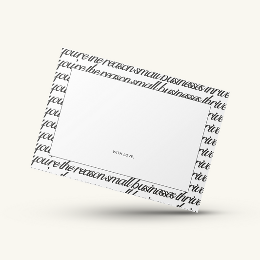 Psalms Cursive Pattern Notecards