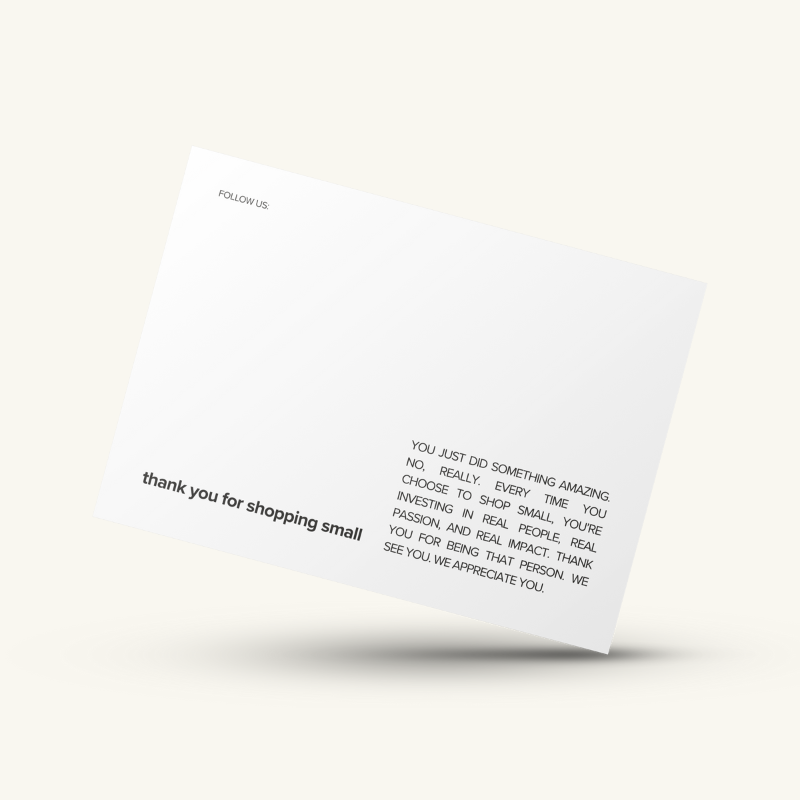 Psalms Post Purchase Card