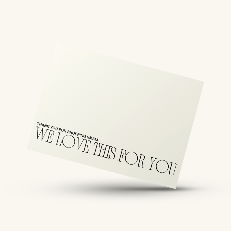 We Love This For You Thank You Card Set