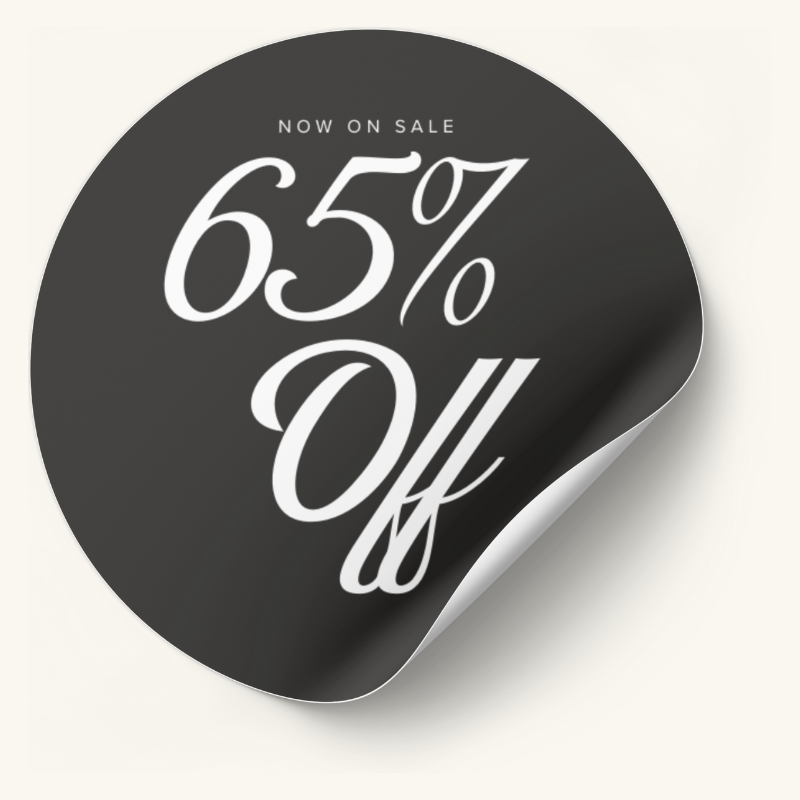 Psalms Percent Off Stickers No.1 (50 - 85%)