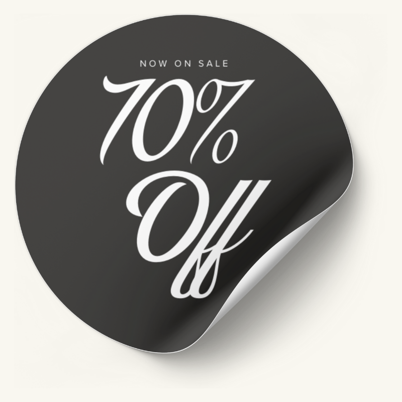 Psalms Percent Off Stickers No.1 (50 - 85%)