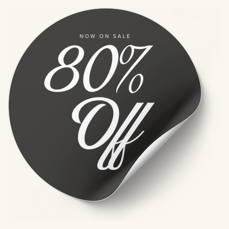 Psalms Percent Off Stickers No.1 (50 - 85%)