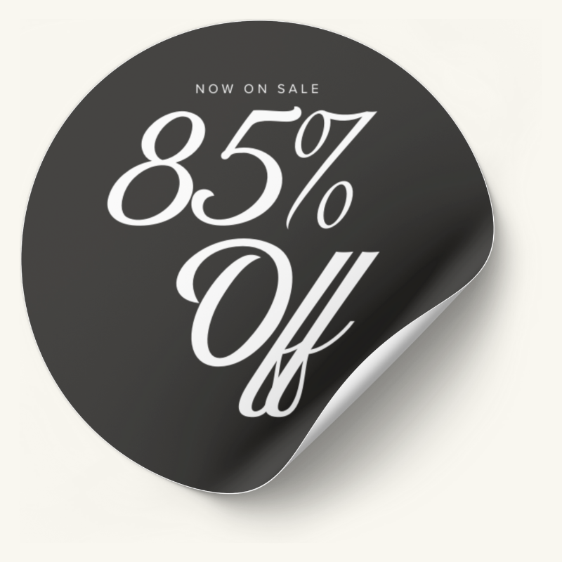 Psalms Percent Off Stickers No.1 (50 - 85%)