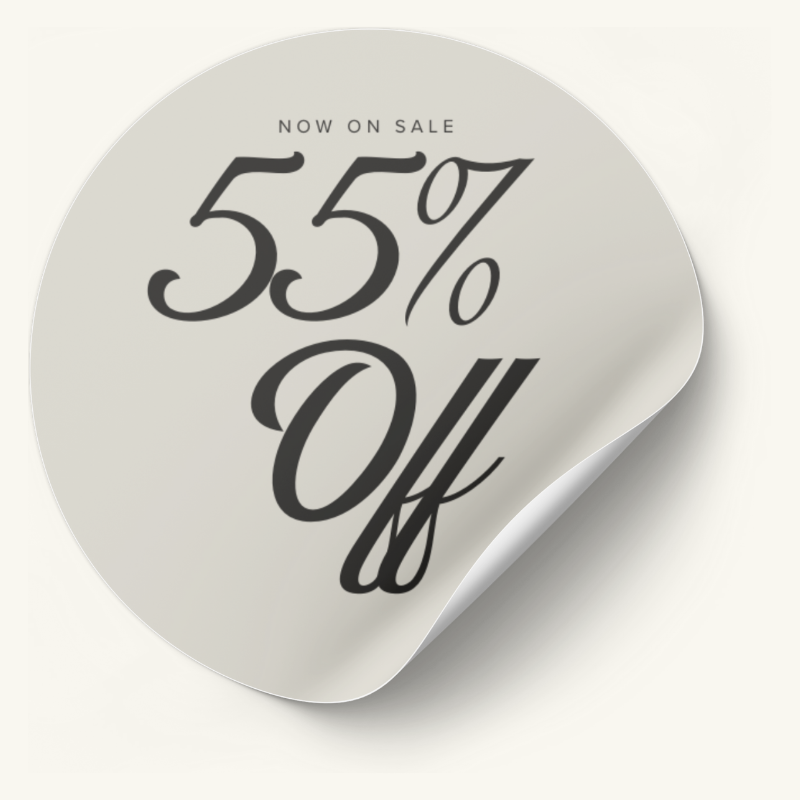 Psalms Percent Off Stickers No.1 (50 - 85%)
