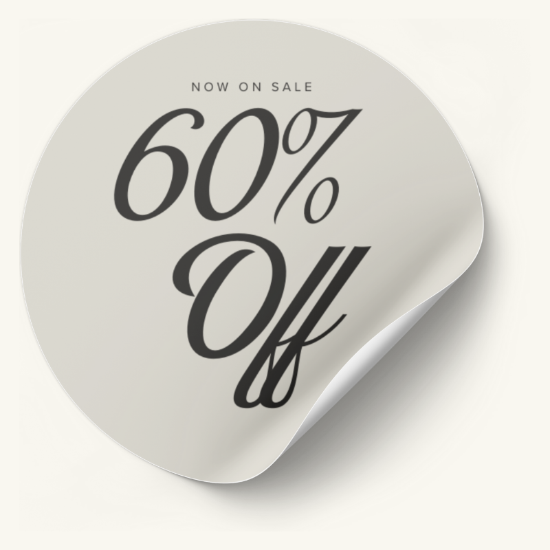 Psalms Percent Off Stickers No.1 (50 - 85%)