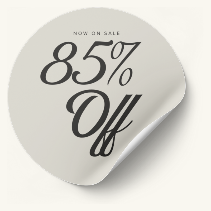 Psalms Percent Off Stickers No.1 (50 - 85%)