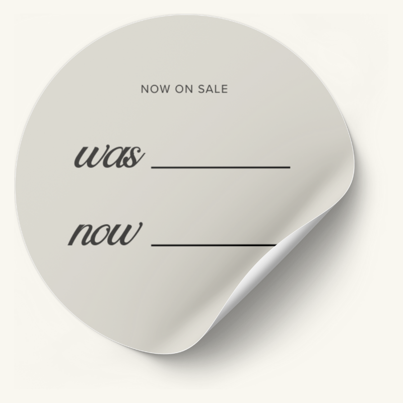 Psalm Discounted Price Stickers