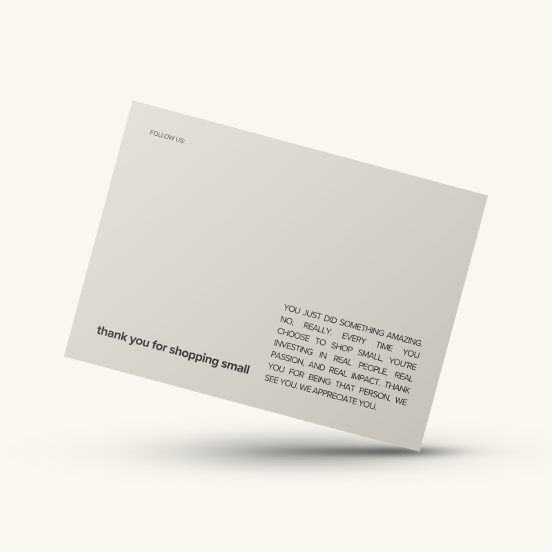 Psalms Post Purchase Card