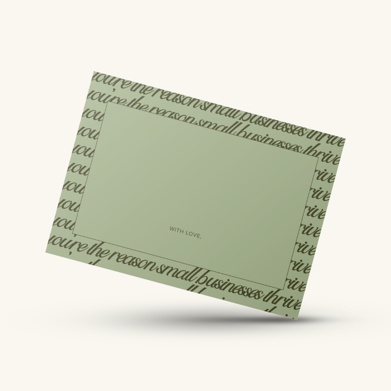 Psalms Cursive Pattern Notecards