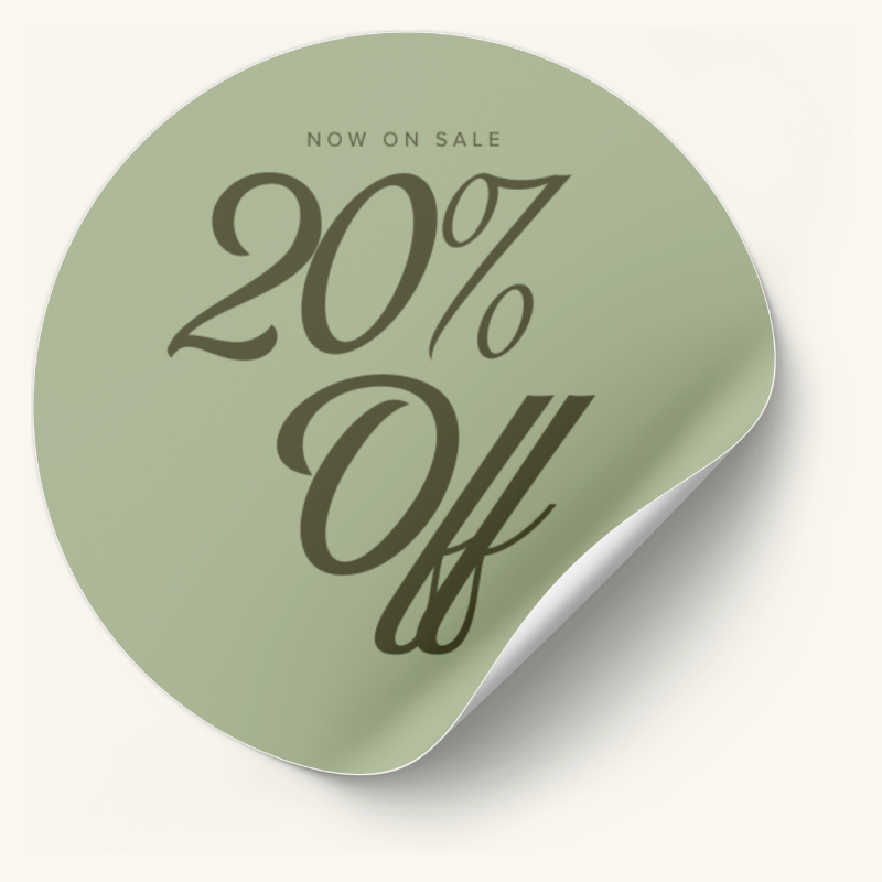 Psalms Percent Off Stickers No.1