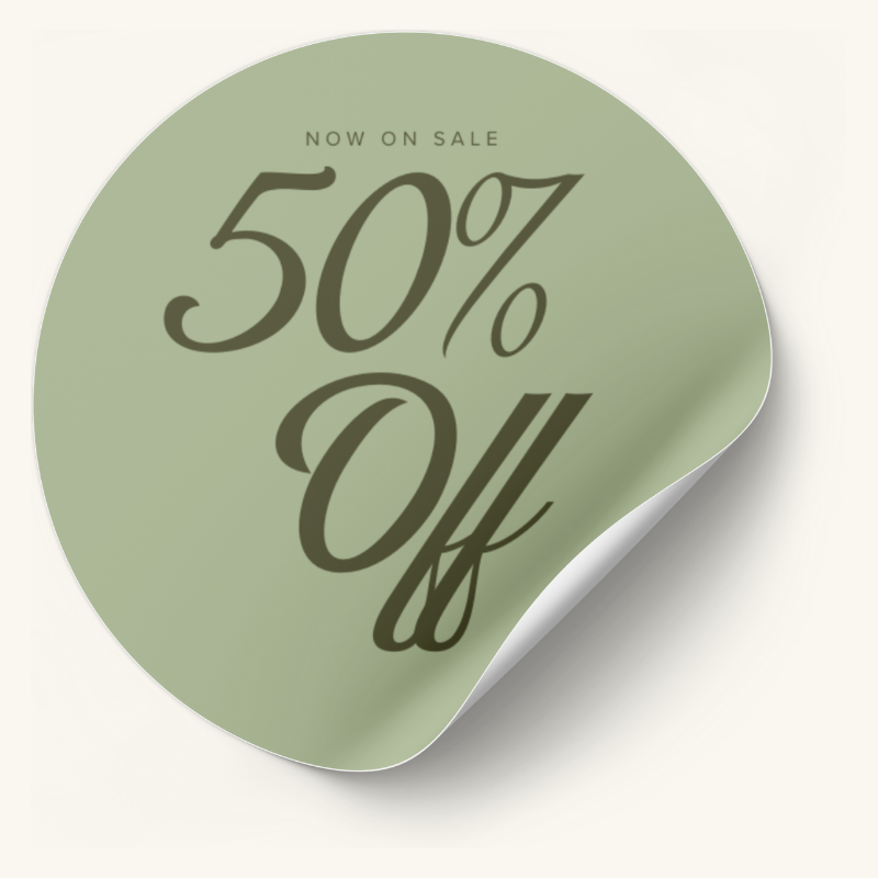 Psalms Percent Off Stickers No.1 (50 - 85%)