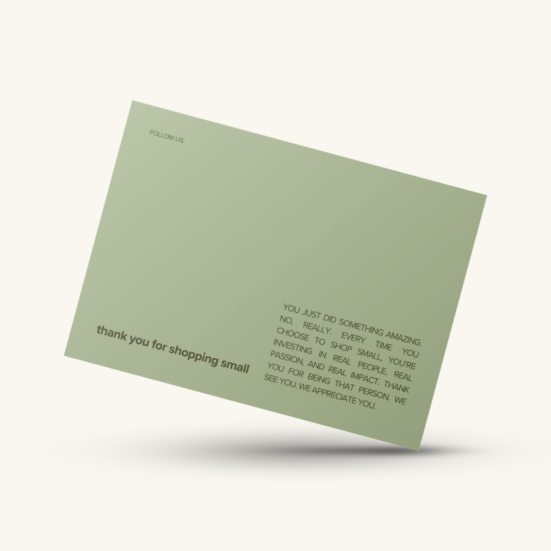 Psalms Post Purchase Card