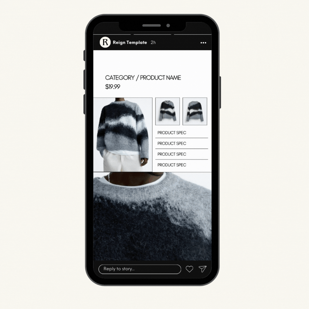 Reign Template Pack (Instagram Story + E-Mail Bundle)