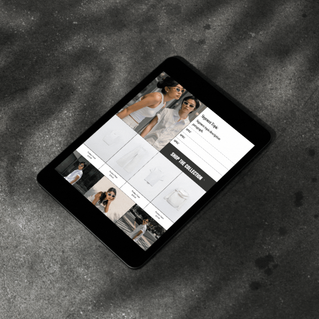 Bleeker Template Pack (Instagram Story + E-Mail Bundle)