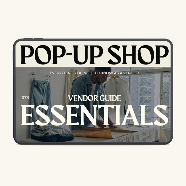 Pop-Up Shop Vendor Guide